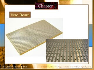 © 2009 Pearson Education, Upper Saddle River, NJ 07458. All Rights Reserved
Floyd, Digital Fundamentals, 10th
ed
Chapter 1
Vero Board
 