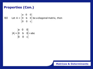 chp-1-matrices-determinants1 power point presentation | PPT