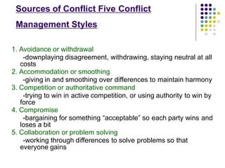 Organizational Behavior : Conflicts and Negotiation | PDF