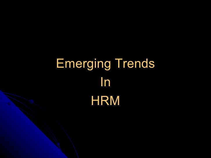 Emerging trends in hrd essays
