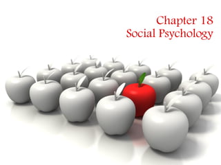 Chapter 18 Social Psychology 