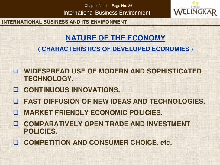 Characteristics Of Technological Environment In Business technology