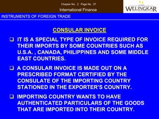 Instruments of Foreign Trade | PDF