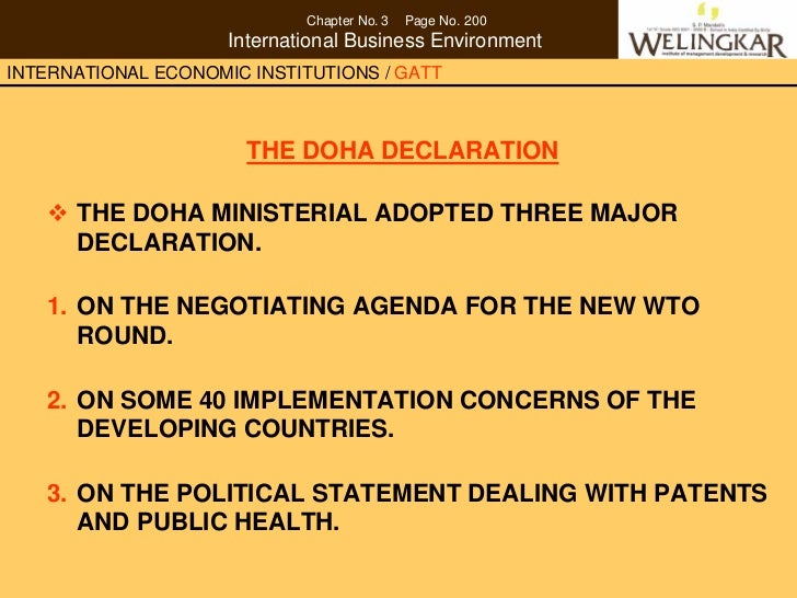 What are some of the major challenges confronting the international trading system