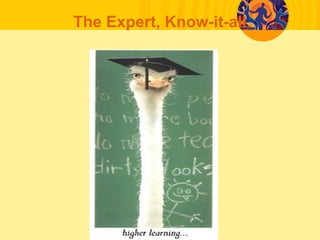 The Expert, Know­it­all
 