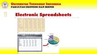 Electronic Spreadsheets
 