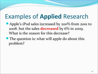 Introduction to research | PPT