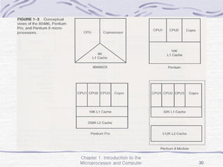 Chapter 1 Introduction to the
Microprocessor and Computer 30
 