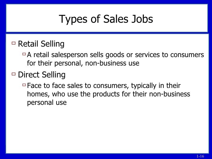 Chp1 Salespeople Careers