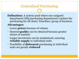 CHAPTER 2-PROCUREMENT IN F&B COST CONTROL | PPT