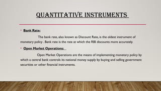 Quantitative Instruments Rbi chp 23 Monetary-policy in an economy.pptx