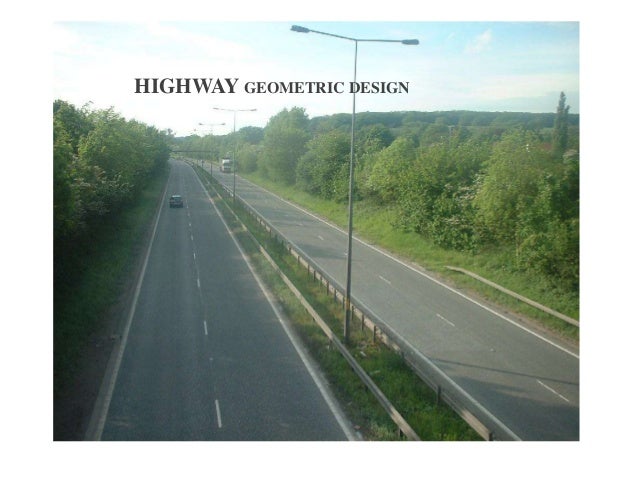 geometric design of highway highway design