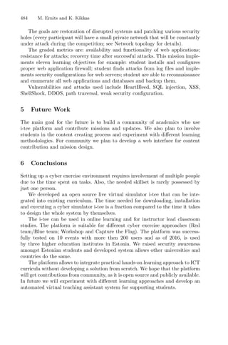 A Live Virtual Simulator for Teaching Cybersecurity | PDF