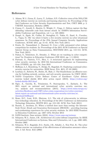 A Live Virtual Simulator for Teaching Cybersecurity | PDF