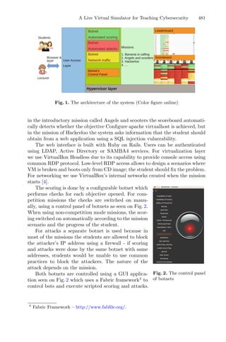 A Live Virtual Simulator for Teaching Cybersecurity | PDF