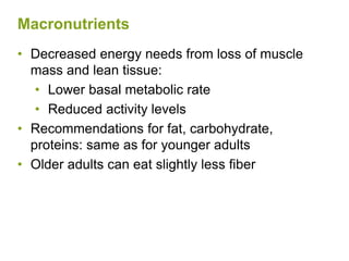 Chp3 nutrition and aging