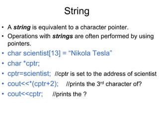 Chp3(pointers ref) | PPTX | Programming Languages | Computing