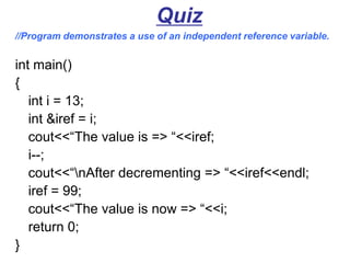 Chp3(pointers ref) | PPTX | Programming Languages | Computing