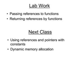 Chp3(pointers ref) | PPTX | Programming Languages | Computing