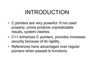 Chp3(pointers ref) | PPTX | Programming Languages | Computing