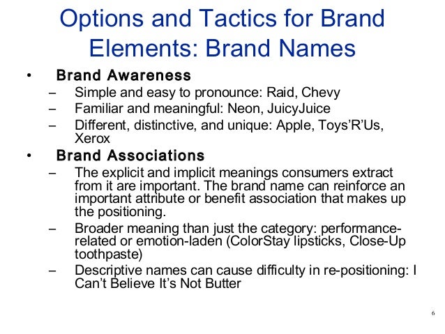 brand element definition brand element definition