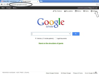 30
MEHWISH HUSSAIN - ASST. PROF. ( DUHS)
 