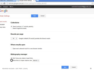 31
MEHWISH HUSSAIN - ASST. PROF. ( DUHS)
 