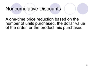 Noncumulative Discounts ,[object Object]