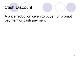 Cash Discount ,[object Object]