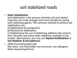 CONSTRUCTION OF ROADS | PPTX