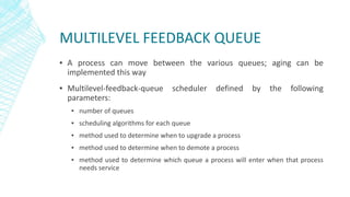 CPU Scheduling | PPTX