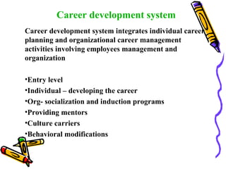 Chp 7 career dev & plg. | PPT