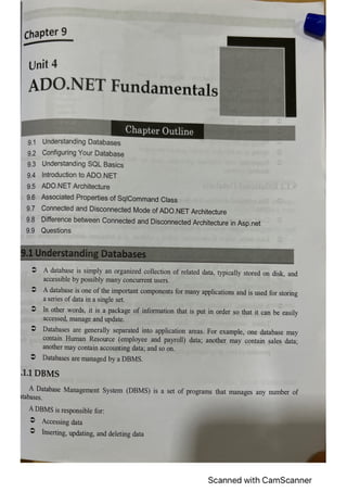 Advanced Web Programming Chapter 9