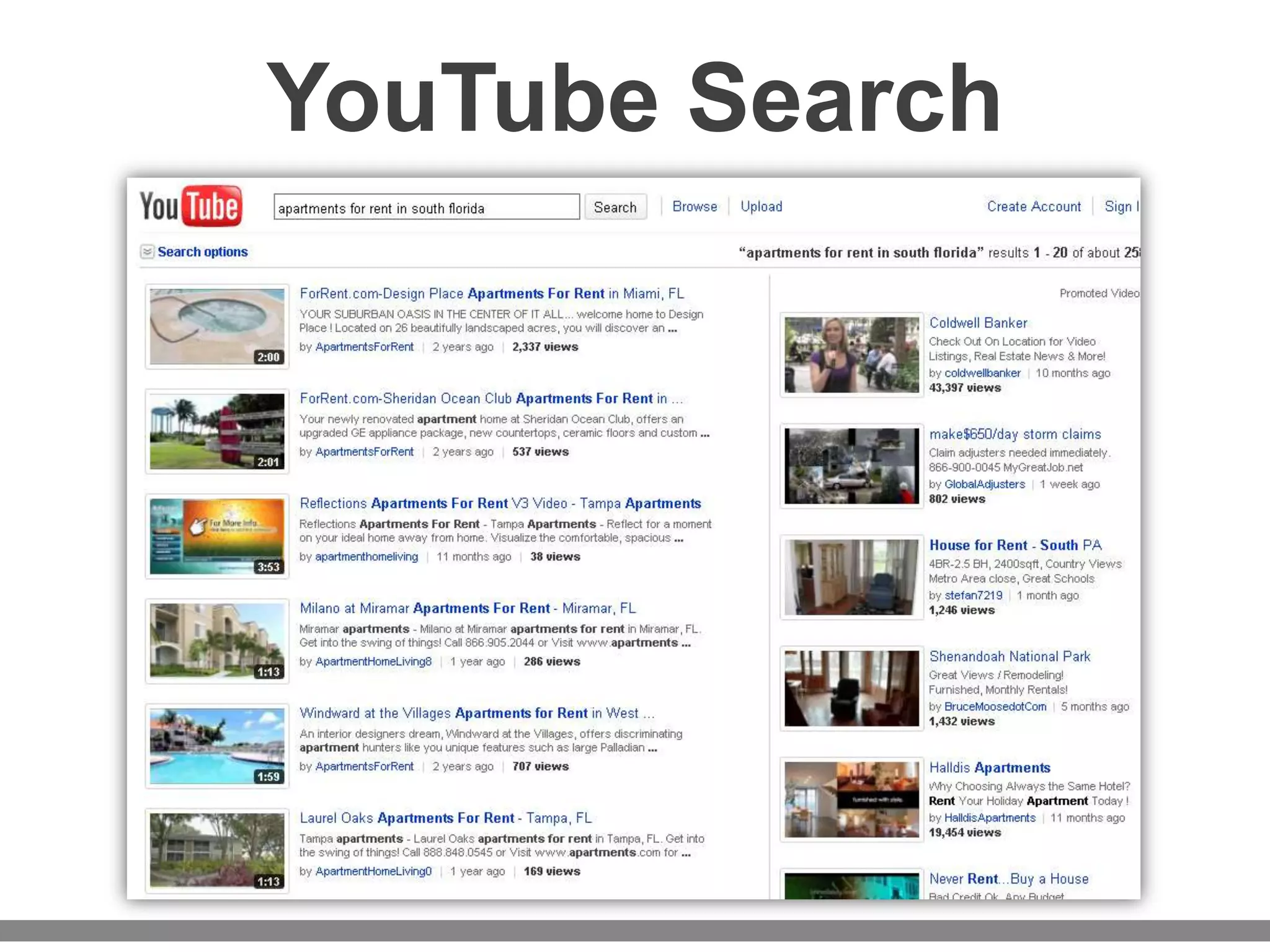 Vary content types and sources