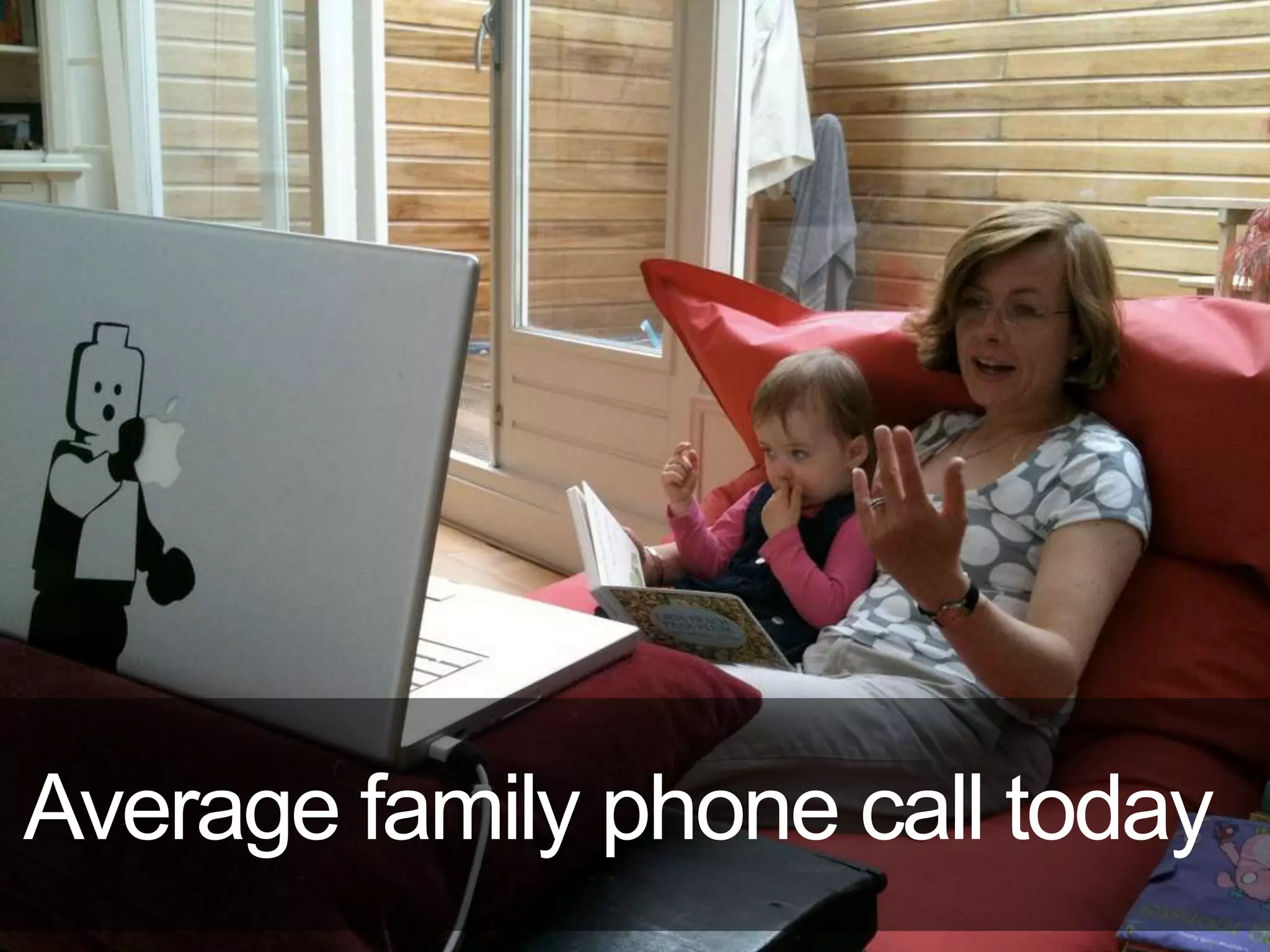 Average family phone call today