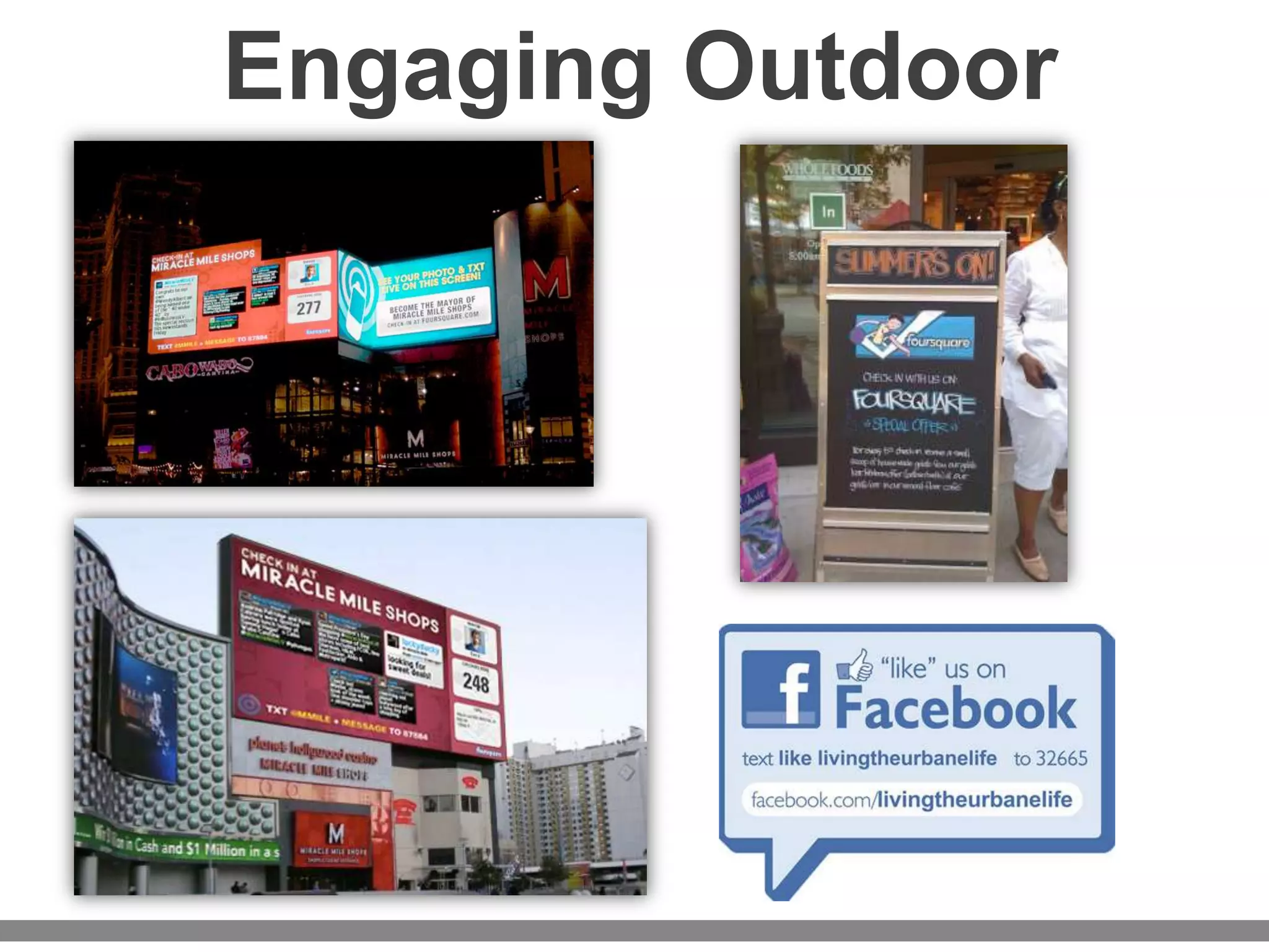 Quantity- how many consumers interact with your initiatives