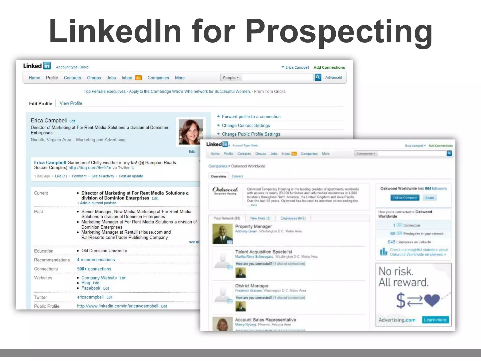 Evaluate the content and frequency