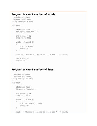 Chpater29 operation-on-file | PDF