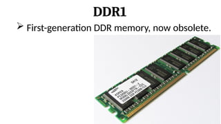 CH&PCM 05 Random Access Memory about secondary storage. | PPTX