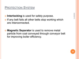 Reclaiming Cycle6/15/201014If Outer Supply of coal Is Not PresentFrom W/TCrusher HouseNon-Crushed YardReclaiming BeltsStacked CoalBunkering BeltsCrushed YardBunkers