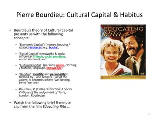 Educational Attainment and Social Class | PPTX