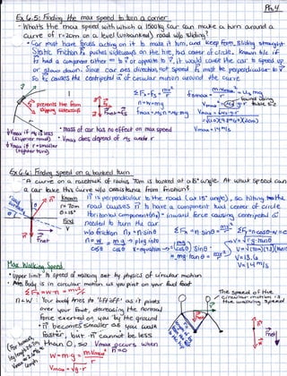 0r
             9o

                               i' ;                     2Fx=Fr=ry''                 {J**-ni}*i1;}=*3 I
                                                                                    --";;"=6tFt-EFt                                i




            $" p,.r*ts ti,e
            '*mt
                               from      tE"            l=t="*t'
                                                        {***=rJn=,"rsn3 v"@
                         s'ura^xt^rs
                                         *ffl.-{
            t                   ,        : i,       I        Ii             I " "'[@ffi1-;)i
                                                                                                                              :




                                                                                                                              i




. H'*6"JijSl ' Vroax doeE clry4 aP a5
$ Vrlp* qf r=smoter.
                      i'    't                          fiv r     ,,;i.lll,,i
    (+,gi+e' torE
          3r turn
                                                          i i rii,i,
                                                              '
                                                                  ,         i
                                                                                              ii'lii                               i

              -J,t                                                          ,



             rr,riliitltti1i                                 lirilrlittl
                                                                                                                          :




                                     :                                          :    :   )    :     I      t-       i,i
                                                                                                                    i
  4)4,6iFlncl,,Esf,esdonabq..,Les! lutn ; i I I r I i                                    I i Al- qJkx .*- i , i
                                                                                              i i
                                                                                                                                   i


                                                                                                                                   i



      'a .. -r€ on <r
       ft c-uqG
        1                                     m is hrrrrecl
                               pfi rrroirvS YOm iS kutrecl  ct
                                                                       ,.| lSu 4urqte,l Ofx.r*- 6fl€€4 A
                                                                       ,ul 115" c^rrqte,i               s6'eaC d-q^n
                             11etr+r,t4
      . . a- car rl":ue *trs eiv5 ,.t[cr c,ssrs]snce. f;rotn Fttdictng            I i l ' i                                   :




  li"       l,, Oi--kslwn. t?
                     '               ru-1'er^pgltht!1a-{- toHlp roc"el          ("*         *
                                                                                 16" qrrde), ,      br)tr1'g'bttL
   {?;
-:""4* W/
* ---'t{q    9,/' 6=   (=7or',
                       f=Zo*' roqd Crrrrses At fl lu,ve q, c,orngcrnerrF t
                                                      n- h          a c,ornponerrF           twl
                                                                                              *l-
                                                                                             ce{te.r- oFL,,
                                                                                             ce{re.r- oF ol,-ule
  € )- L/                     ls"                              '=
                                 ltrizontr^, corngooerrt(.flyf = trrar@.rd'6ree cO.oSrqrc. Cgntnpelc*J dJ,
                                 r0fr?onkri                        Lo(^rCrA'() dorc-e co.rrs(13 cstttr-17efl oi.
-f>TIK-
     T{f         5b4                     ib*
                                         wr, j.@*tc>oord.nr)
                                ne-ellect l0 fr-vn Hu
                                ne-ec)e.,l lo lrarn            , -,.:
        T-=      P ;;G";;" ";;
                  v
                                                                                                                                   I




        *I[ fr"*
        v f-                     =^;            tp^=rr sin6 tt^-^'":r4/=c
                                                                      .,

                     fl=J$L , m1+ plog rbhl retr                  (*V=@--
                        coj0 cosd f,-"1roh'06 2=cot0) '6itrO '       v= i czo-XrlJ(tanrl    *.,)
                                                                           -_ng.lctno =,ry      u          U=!3.9_,
                                                                                                    t':l                      tr
  - v?v 1,1i1$to'speecl of wtltK,nl 6et by phqsics oA d'r*tr,r rhdrrc,n
  'Uyrr"l. lrintr ro orcs{.r ur ^rorr,n3 6eil,/1I tr-t''.-  v' qrc(Jql
                                                   Pn1i}tco or i I -t i-'-i   -l
                                                                                                                              :


                                           t,                                                       i      I    ,   i     I
 ' dQ[, Bodl is irt o*,-T -m.ru{on u.E 1ou pivot on vour 641;y W       ?o!:*r, I
                                           '*E,tougivotonqourf,udlfu*', :, i
                                                                                         :
                                                                                              i                               i


                                                                               , .            I I
                                                                                              i                 i r , ,
                                                          i I i
                                                                                                                                   ,


        ,f1*,,=W-F =ryt"7r .
                                                                                                                :



                                                I                           i ^, i            1fha56,eid oFf4te-                   ;




    0   ^ut' )::'.b^4 n:u.'',":.*^oll' T :'
             7n"*
                                                         ^r:y','l
                   :e1o+rr 6t', d+re.l;,l.;it'l-fr. nctrvte.l    ?{..drj5fi3"#.J;
                  $y(e<'e{re5.lo{ y,y"!1",*eqrourrrl ' ,7|5lft,

            ,ns,'L|.?:ffi.'P'g;i'r!.,K-
               H"*o'O-,Tkar"S.. r*n
                                                                      ' : t*
                                                                           ryN
                                                                            uM
                                                                                                                   t-a
                                                                                         .
 