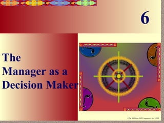 6-1


                                    6

The
Manager as a
Decision Maker

 Irwin/McGraw-Hill   ©The McGraw-Hill Companies, Inc., 2000
 