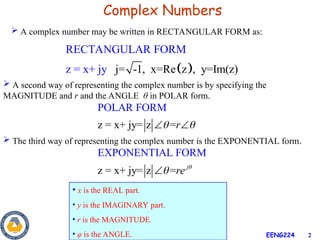 Complex Number and Phasors - Electrical Circuit Fundamentals | PPT