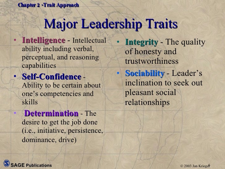 Chpt 2 Trait 1 
