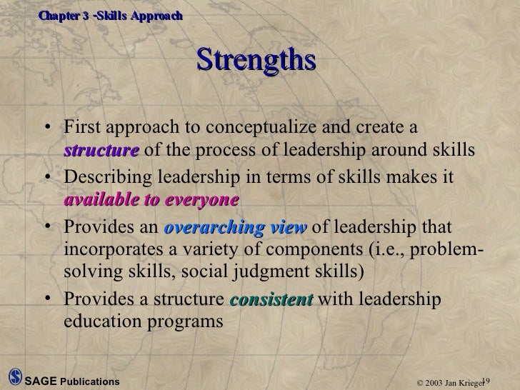 describing leadership skills