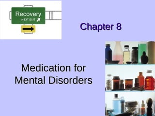 Chapter 8



 Medication for
Mental Disorders
 