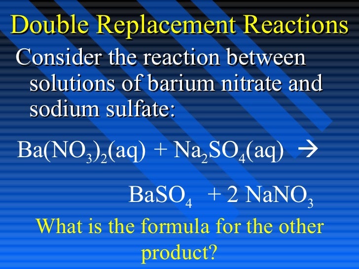 Chpt 9 part ii types of reactions 031604