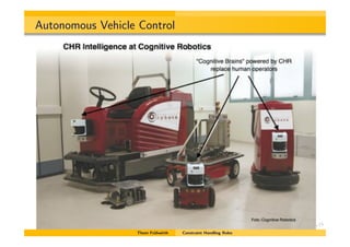 Autonomous Vehicle Control
Thom Fr¨uhwirth Constraint Handling Rules
 