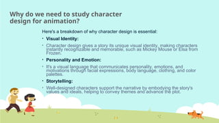 character design for animation and comics | PPT